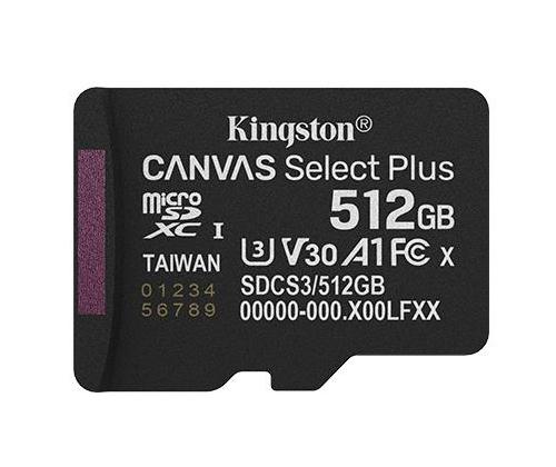 MUISTI MICRO SDXC 512GB UHS-I/SDCS3/512GBSP KINGSTON