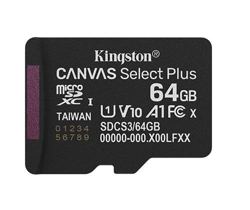 MUISTI MICRO SDXC 64GB UHS-I/SDCS3/64GBSP KINGSTON