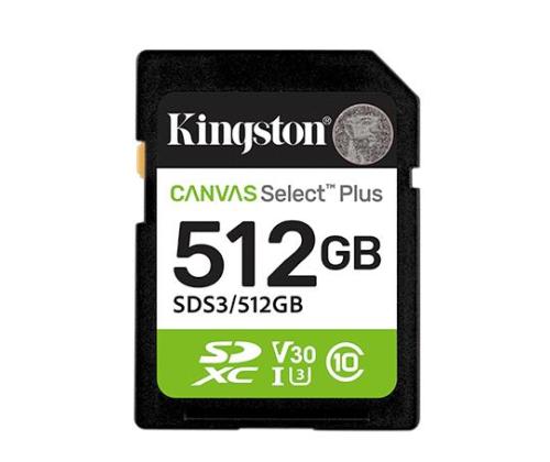 MUISTI SDXC 512GB UHS-I/SDS3/512GB KINGSTON