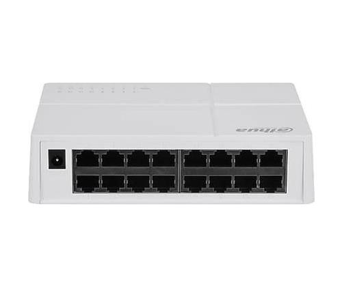 Kytkin DAHUA Työpöytä/jalusta 16x10Base-T / 100Base-TX SF1016L