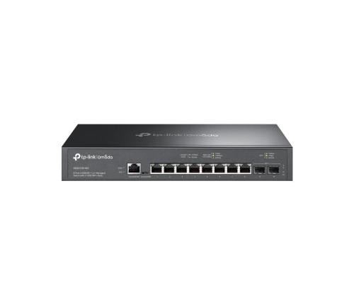 Kytkin TP-LINK Omada SG3210X-M2 Tyyppi L2+ Työpöytä/jalusta Rack 8x2.5GbE 2xSFP+ 1xKonsoli 1...