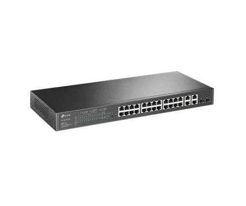 Kytkin TP-LINK SL2428P Rack PoE+ portit 24 250 wattia SL2428P SL2428P