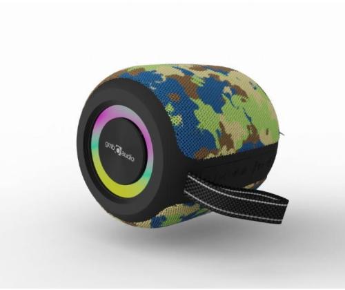 Kannettava kaiutin GEMBIRD Camouflage Kannettava / langaton Bluetooth SPK-BT-LED-05-CM