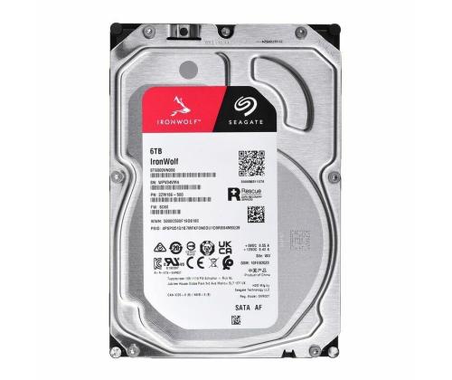 Kiintolevy SEAGATE IronWolf 6TB SATA 256 MB 5400 rpm Levyt/pää 4/8 3,5"; ST6000VN006