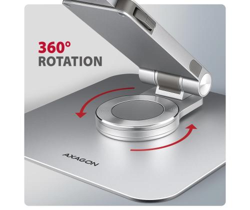 NB ACC STAND 10-17&amp;quot; KÄÄNTYVÄ/ALUMI STND-LR AXAGLO