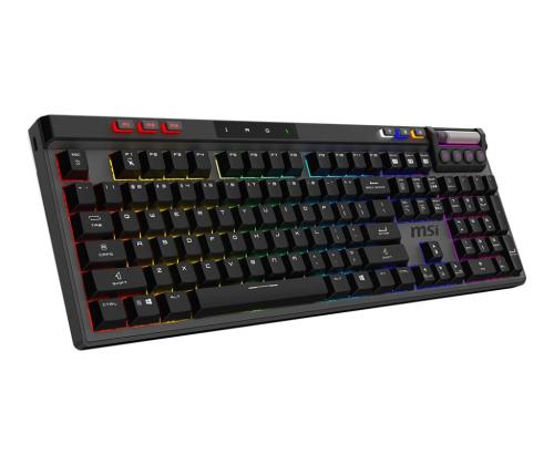 NÄPPÄIMISTÖ GAMING BLACK US/STRIKE PRO W SILENT US MSI MSI