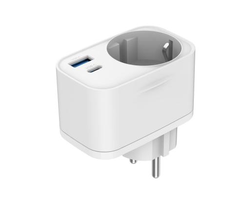 LATURI USB UNIVERSAL 20W WHT/2P AC TA-ACPDDQC20-01-W GEMBIRD GEMBIRD