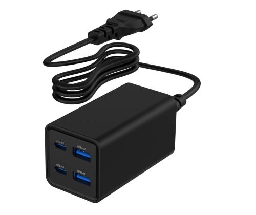 LATURI USB UNIVERSAL 4P 65W/TA-UC-2A2C-PD65-01-BK GEMBIRD