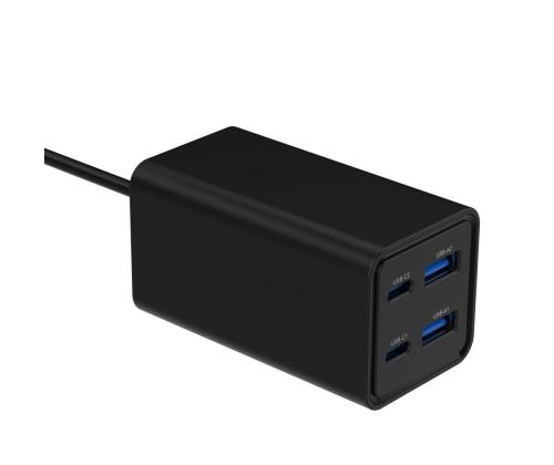LATURI USB UNIVERSAL 4P 65W/TA-UC-2A2C-PD65-01-BK GEMBIRD