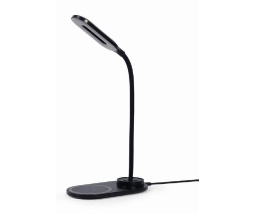 MOBIILILATURI WRL PÖYTÄVALAISIN/MUSTA TA-WPC10-LED-01 GEMBIRD