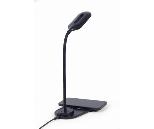 MOBIILILATURI WRL PÖYTÄVALAISIN/MUSTA TA-WPC10-LED-01 GEMBIRD
