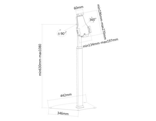 TABLET ACC LATTIATELINE/TABLET-S200HOPEA NEOMOUNTS