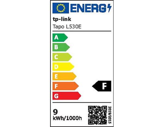 Älykäs hehkulamppu TP-LINK Virrankulutus 8,7 wattia Valovirta 806 lumenia 6500 K Säteilykulma...
