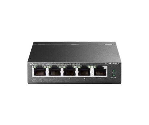 Kytkin TP-LINK 5x10Base-T/100Base-TX PoE-portit 4 TL-SF1005LP 4 TL-SF1005LP