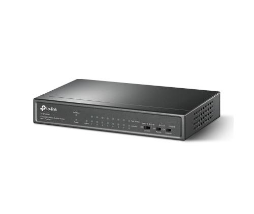 Kytkin TP-LINK Työpöytä/jalusta 9x10Base-T / 100Base-TX PoE+ portit 8 TL-SF1009P