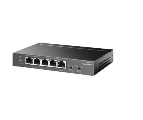 Kytkin TP-LINK TL-SG1005P-PD Työpöytä/jalusta 5x10Base-T / 100Base-TX / 1000Base-T PoE+ portit 5...