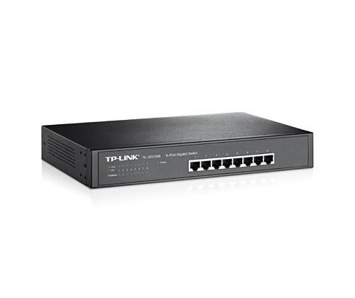 Kytkin TP-LINK Rack 8x10Base-T / 100Base-TX / 1000Base-T TL-SG1008 TL-SG1008