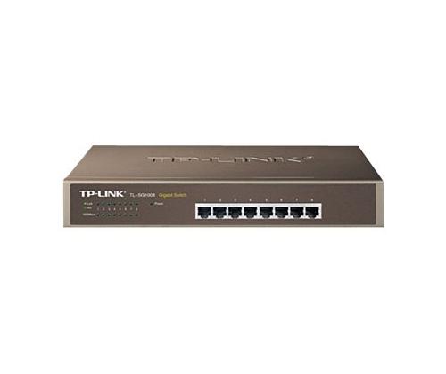 Kytkin TP-LINK Rack 8x10Base-T / 100Base-TX / 1000Base-T TL-SG1008 TL-SG1008