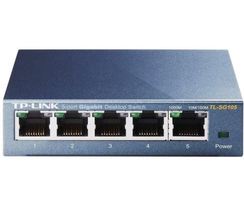 Kytkin TP-LINK 5x10Base-T / 100Base-TX / 1000Base-T TL-SG105