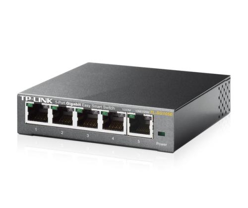 Kytkin TP-LINK 5x10Base-T / 100Base-TX / 1000Base-T TL-SG105E TL-SG105E