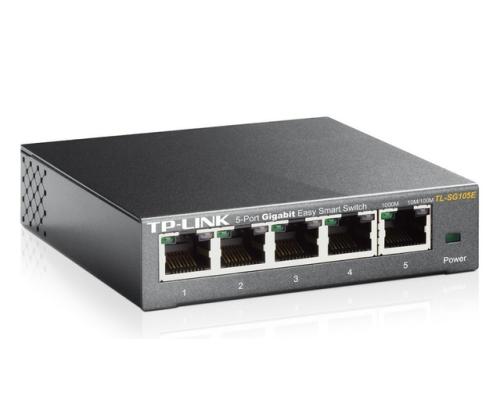 Kytkin TP-LINK 5x10Base-T / 100Base-TX / 1000Base-T TL-SG105E TL-SG105E