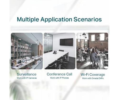 Kytkin TP-LINK PoE+ portit 16 TL-SG116P TL-SG116P