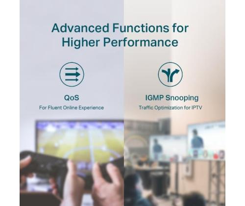 Kytkin TP-LINK PoE+ portit 16 TL-SG116P TL-SG116P