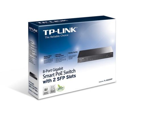 Kytkin TP-LINK Omada TL-SG2210P Tyyppi L2 Työpöytä/jalusta 8x10Base-T / 100Base-TX / 1000Base-T...
