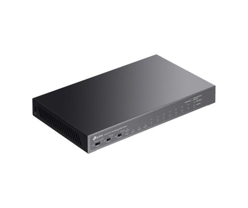 Kytkin TP-LINK Työpöytä/jalusta 8x10Base-T / 100Base-TX 1xSFP 2xRJ45 PoE+-portit 8 65 wattia TL...