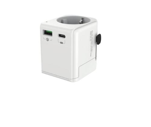 VIRTALÄHDE MAADOITETTU 20W/WHT TPA-EU1A1C20-01-W GEMBIRD