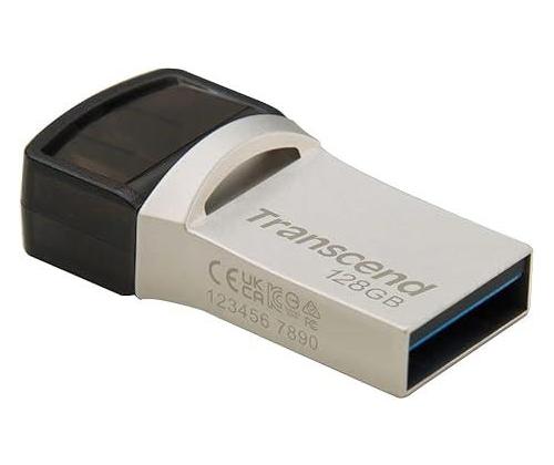 MUISTIASEMA FLASH USB3.1/128GB TS128GJF890S TRANSCEND