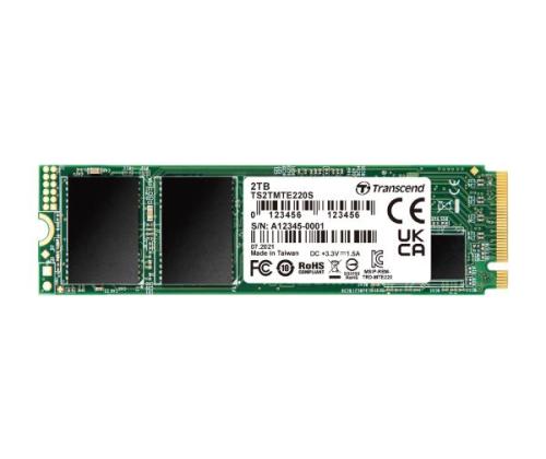 SSD TRANSCEND 2TB PCIe Gen3 NVMe NAND flash -tekniikka 3D NAND Kirjoitusnopeus 2900 Mt/sek Lue...