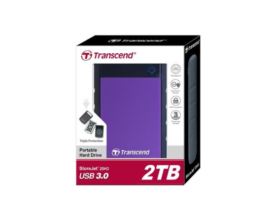Ulkoinen HDD TRANSCEND StoreJet 2 Tt USB 3.0 Väri Purppura TS2TSJ25H3P