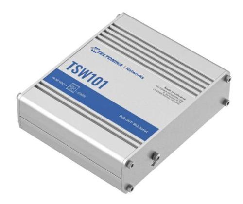 Kytkin TELTONIKA TSW101 5xRJ45 PoE-portit 4 60 wattia TSW101