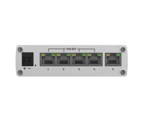 Kytkin TELTONIKA TSW101 5xRJ45 PoE-portit 4 60 wattia TSW101