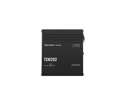 Kytkin TELTONIKA TSW202 Tyyppi L2 2xSFP 8xRJ45 PoE+ portit 8 240 wattia TSW202