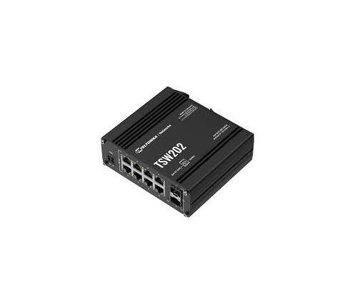 Kytkin TELTONIKA TSW202 Tyyppi L2 2xSFP 8xRJ45 PoE+ portit 8 240 wattia TSW202