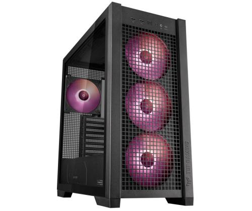 Kotelo ASUS TUF Gaming GT302 ARGB MidiTower Case tuoteominaisuudet Läpinäkyvä paneeli ATX EATX...