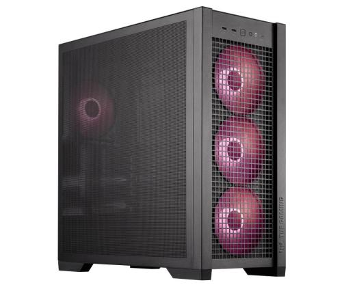 Kotelo ASUS TUF Gaming GT302 ARGB MidiTower Case tuoteominaisuudet Läpinäkyvä paneeli ATX EATX...