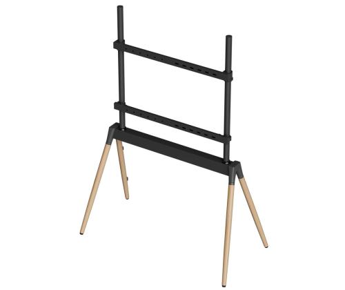 TV SET ACC FLOOR STAND 55-86"/BLK/WOOD TVS-86F-01-BK GEMBIRD GEMBIRD