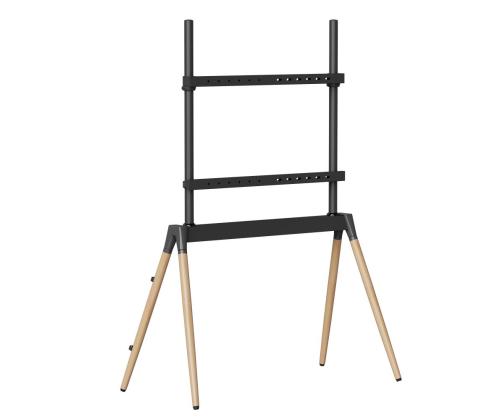 TV SET ACC FLOOR STAND 55-86"/BLK/WOOD TVS-86F-01-BK GEMBIRD GEMBIRD