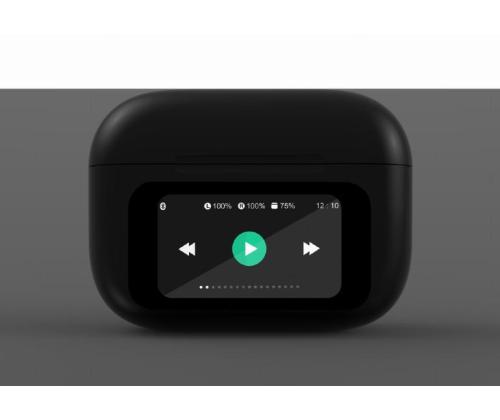 KUULOKKEET BLUETOOTH/TWS-LCD-ANC-01-BK GEMBIRD GEMBIRD