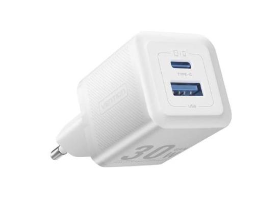 MOBIILI LATURI SEINÄ USB +KAAPELI/30W 2P TZ-FEQW0-EU-01 VENTION