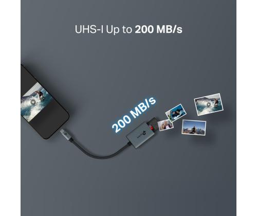 MUISTINLUKIJA USB-C SD&MICROSD/UA430C TP-LINKKI