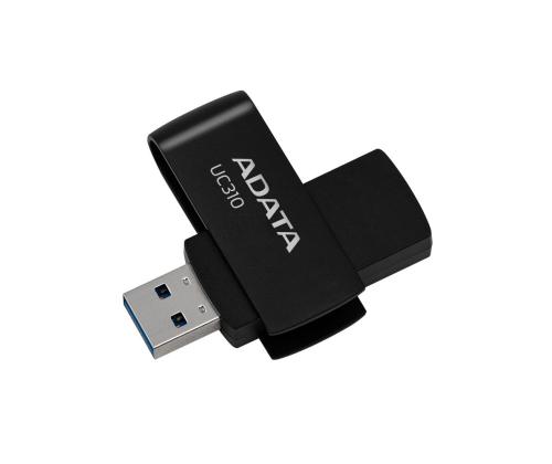 MUISTITIKKU FLASH USB3.2 64GB/MUSTA UC310-64G-RBK ADATA