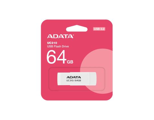MUISTIASEMA FLASH USB3.2 64GB/VALKOINEN UC310-64G-RWH DATA