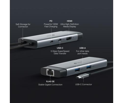 I/O HUB USB-C 6PORT/UH6120C TP-LINK TP-LINK