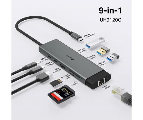 I/O-KESKITIN USB-C 9PORT/UH9120C TP-LINKK