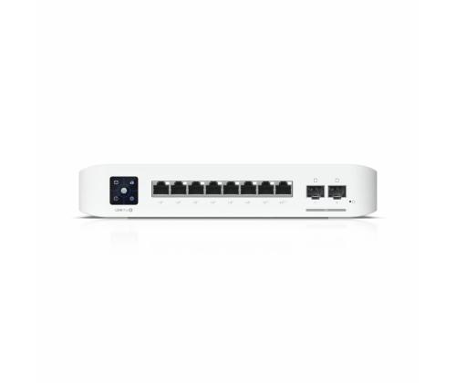 Kytkin UBIQUITI USW-PRO-8-POE Tyyppi L3 2xSFP+ 8xRJ45 PoE+ portit 8 120 wattia USW-PRO-8-POE