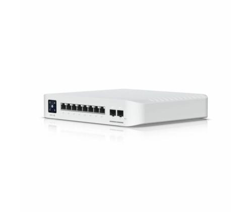Kytkin UBIQUITI USW-PRO-8-POE Tyyppi L3 2xSFP+ 8xRJ45 PoE+ portit 8 120 wattia USW-PRO-8-POE